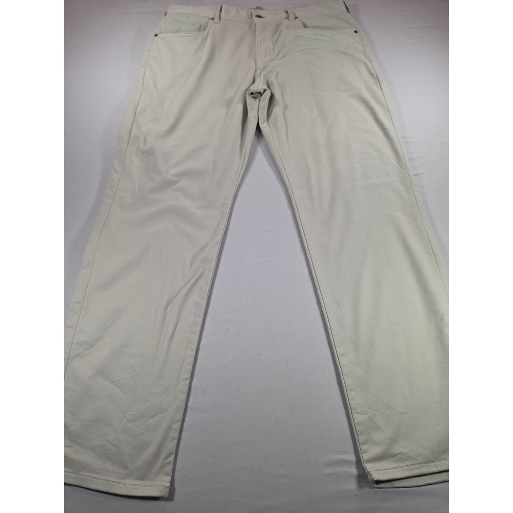 Tommy Bahama Boracay Khaki Tan Cotton Blend 5 Pocket Pants Mens 38x30